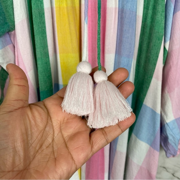 🎈MILLE 🌷 Daisy In Pastel Plaid Dress Sz XXS - Picture 6 of 13